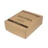 A cardboard box with text and symbols printed on it, isolated on a white background. Produktbild-Vorschau