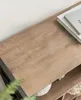 Loftowy regał na książki z drzwiami i 4 półkami stal MDF Podgląd zdjęcia produktu 9