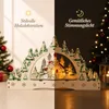 Salcar Houten kerstdorp, 3D lichtboog, 32 cm met 13 Productafbeelding-voorbeeld 3