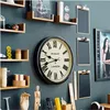 Newgate Battersby Wanduhr in Schwarz Produktbild-Vorschau 4