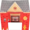 Selonis Spielhaus Spielzelt Feuerwehrhaus Faltbares Für Produktbild-Vorschau 4