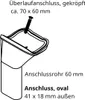 TG-Kunststoffe Überlauf mit integrierter Dichtung für Produktbild-Vorschau 2