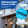 Teleskop Waschbürste bis zu 7m 3-in-1 Bürstenkopf | Produktbild-Vorschau 3
