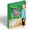 2 in 1 Kindertafel/Schultafel inklusive Kreide, Filzstift Produktbild-Vorschau 4