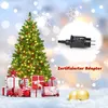 COSTWAY 135cm albero di Natale artificiale con LED bianco Anteprima dell’immagine prodotto 9
