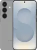 A silver Samsung Galaxy S25 smartphone is shown from the back and front. Produktbild-Vorschau