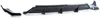 Heckdiffusor Diffusor SCHWARZ GLANZ für BMW X5 F15 2013-2018 mit M-Paket – Produktansicht 2 Produktbild-Vorschau