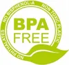 A green circular badge with text indicating that the product is BPA-free and non-toxic. Produktbild-Vorschau