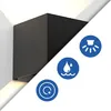 ZMH led nástěnné svítidlo 2 černé nástěnné svítidlo moderní Náhled obrázku produktu 2