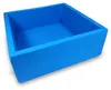 Trockenpool 110x110x40cm blau ohne Bälle Produktbild-Vorschau 1