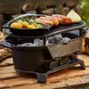 HAGE Hibachi Holzkohlegrill aus Gusseisen mit Grillrost 43 Produktbild-Vorschau 7