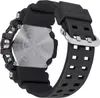 The back of a black Casio G-Shock watch with a metal case back and a black resin strap. Náhľad obrázku produktu