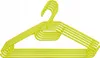 A stack of yellow plastic hangers against a white background. Anteprima dell’immagine prodotto