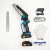 Mini Akku Kettensäge 8 Zoll mit 2 Akkus, bürstenloser Produktbild-Vorschau 4