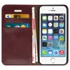 A flip-style wallet case for an iPhone, showing the case open with cards and cash inside, and the iPhone screen displayed. Voir les images du produit