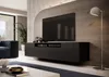 A modern living room with a wall-mounted TV cabinet. Produktbild-Vorschau