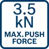 A graphic displaying technical specifications for a product. Produktbild-Vorschau