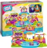 A toy playset depicting a pool party scene, shown on its packaging. Produktbild-Vorschau