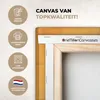 MuchoWow® - Leinwandbilder - Frau - Blumen - Gelb - Kunst, Produktbild-Vorschau 3