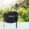 Setaccio da giardino Relaxdays, manovella, Ø 40 cm, terra, Anteprima dell’immagine prodotto 3