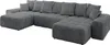 ALTDECOR Ecksofa in U-Form mit Schlaffunktion und Produktbild-Vorschau 2