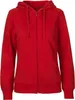 Neutral - Fairtrade - Ladies Zip Hoodie - Red - XS Produktbild-Vorschau 1