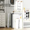 3-poziomowy wózek COSTWAY, składany wózek narzędziowy z 3 Podgląd zdjęcia produktu 6