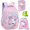 Schulranzen für Mädchen, 4er-Set - Schul-Rucksack für Produktbild-Vorschau 1