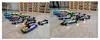 Modellauto-Regal für 80 Autos 1:64 – Wandregal & Setzkasten für Spielzeugautos, Birken-Sperrholz, hochkant – mit Modellautos im Maßstab 1:64 Produktbild-Vorschau