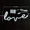 LED neonový nápis LOVE srdce žlutý 35x13cm - nástěnná Náhled obrázku produktu 4