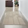 Moderner Recycling-Teppich - ovale Linienformen - in beige Produktbild-Vorschau 2