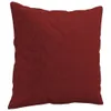 vidaXL Zierkissen 2 Stk. Weinrot 40x40 cm Stoff Produktbild-Vorschau 3