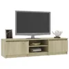 Mobile TV rovere Sonoma 140x40x35,5 cm Materiale a base di Anteprima dell’immagine prodotto 10