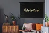 MuchoWow® Wandteppich Wandbehang Zitat - Abenteuer - Gold Produktbild-Vorschau 5