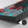 80% Mechanische Tastatur QWERTZ DE Layout, 88 Tasten, Rote Produktbild-Vorschau 6