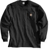 Carhartt Heavyweight pocket L/S tričko Black Náhled obrázku produktu 4
