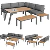 MERAX Gartenlounge-Set, Sitzgruppe Gartenmöbel Set mit Produktbild-Vorschau 11