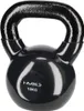 Kettlebell pokrytý vinylem HMS KNV10 10 kg, černý Náhled obrázku produktu 6