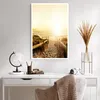 Poster - Poster ohne Rahmen - Sonnenaufgang Welle Insel Produktbild-Vorschau 5