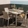 Table de bar d'extérieur en poly rotin 80x80 Grand Soleil Voir les images du produit 2