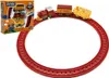 Schlüsselzug + 2 Wagen mit Schienen aus Kunststoff 7cm - Produktbild-Vorschau 1