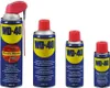 Four cans of WD-40 lubricant in different sizes are displayed against a white background. Produktbild-Vorschau