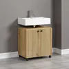 CALICOSY - Unterschrank mit Rollen, 2 Türen L60 cm - Produktbild-Vorschau 15