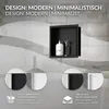 LuxeBath Wandnische aus Edelstahl, 30x30x10 cm, Schwarz, Produktbild-Vorschau 3