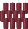 12 Stumpen Kerzen 60x120mm bordeaux Produktbild-Vorschau 1
