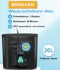 Tragbare Campingdusche, Camping Dusche Outdoor, 6000mah Produktbild-Vorschau 3