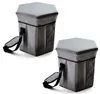 2er Set Kühltasche & Hocker Camping Picknick Kühlbox Eisbox Produktbild-Vorschau 1