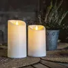LED Stumpenkerze 'M-Twinkle' - mechanisch bewegte Flamme - H: 15cm - Batteriebetrieb - Timer Produktbild-Vorschau