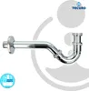 tecuro Bidet-Röhrengeruchsverschluss - Messing verchromt Produktbild-Vorschau 2