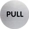 DURABLE PICTO ''PULL'' Ø 65 mm, 490165 englisch neutral Produktbild-Vorschau 1